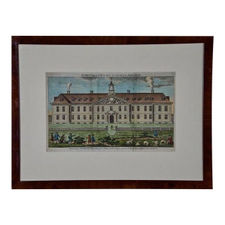 "Mordon Colledge (the original spelling) Black Heath" from Universal Magazine, 1751 For Sale