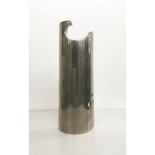 Edmondo Cirillo, Stele Abstract Sculpture, 1980s, Nickel Plated Bronze For Sale - Image 6 of 13