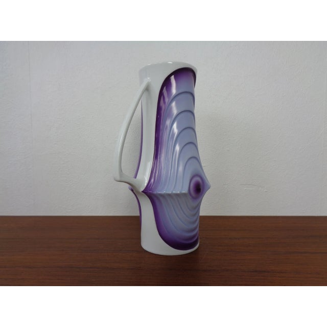 1960s Mid-Century Pop Art Purple Vase from Royal KPM, Germany, 1960s For Sale - Image 5 of 18