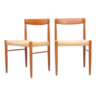 Teak Chairs by H. W. Klein for Bramin, 1960s, Set of 2 For Sale