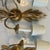 Gold Vintage Mid-Century Italian Giltwood & Mirror Wheat Sheaf Two-Light Wall Sconces - a Pair For Sale - Image 8 of 12