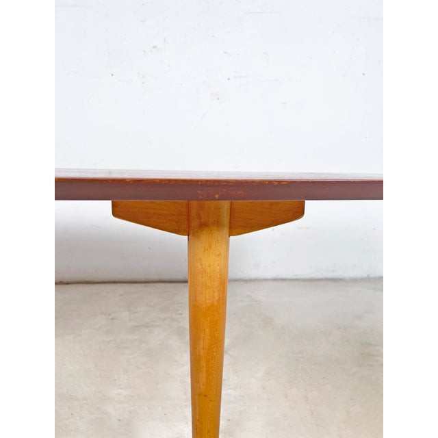 C. 1950s Abel Sorensen for Knoll, Surfboard Style Mid-Century Coffee Table For Sale In Boston - Image 6 of 6