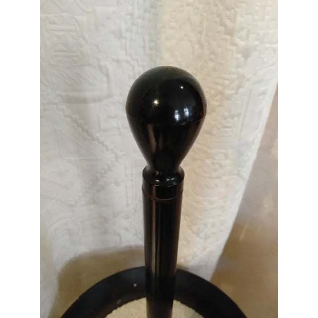 Black Servofumo by Achille Castiglioni for Zanotta, 1980s For Sale - Image 8 of 11