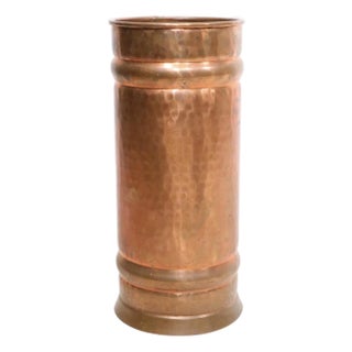 Vintage Copper Umbrella Cane Stand by Nicki Yassaman Made in Turkey C. 1970's For Sale