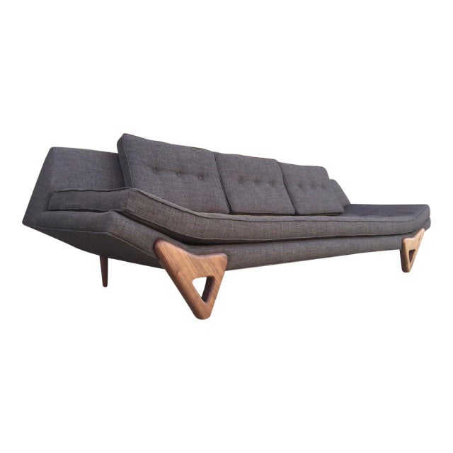 Mid Century Custom "Alexander" Sculptural Sofa Chairish