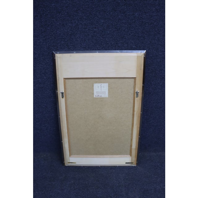 LaBarge Chinoiserie Painted Wall Mirror For Sale - Image 12 of 12