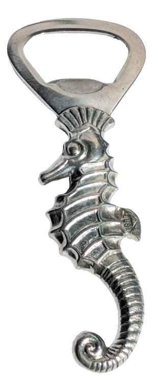 Pewter Seahorse Bottle Opener by Just Andersen, 1930s
