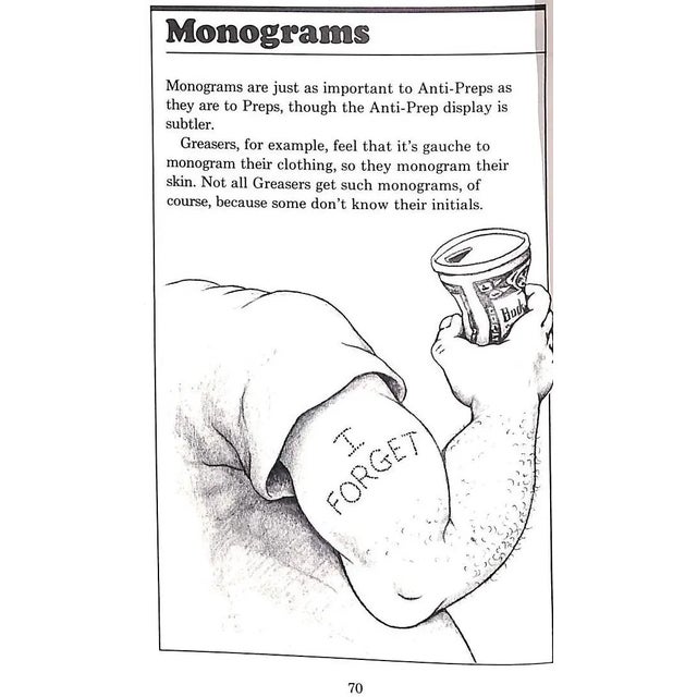 White "The I-Hate-Preppies-Handbook: A Guide to the Worst of Us" 1981 Schoenstein, Ralph For Sale - Image 8 of 12