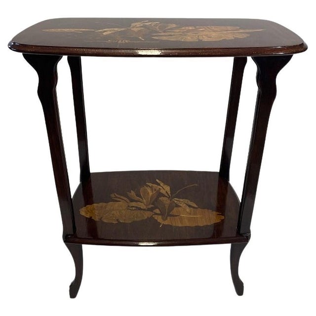 Art Nouveau Side Table by Emille Gallé, 1920s For Sale - Image 6 of 6