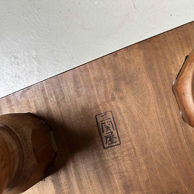 Go Game Board Goban Kaya Side Table, Japan, 1920s For Sale - Image 11 of 16