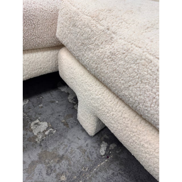 Jonathan Adler Sunset Teddy Texture Woven Two Piece Sectional For Sale In San Francisco - Image 6 of 12