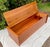 Beautiful mid-century Danish modern blanket chest crafted in richly grained teak with waterfall rounded edges. This piece...