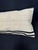 Turkish Hemp Pillow Cushion Natural Beige Black Cushion Cover 14"x45" For Sale - Image 4 of 4