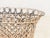 White Painted Cast Iron Latticework Basket, French Early 20th C. For Sale In New York - Image 6 of 8
