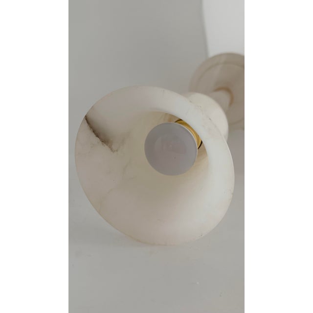 Stone Alabaster Urn Lamp For Sale - Image 7 of 11