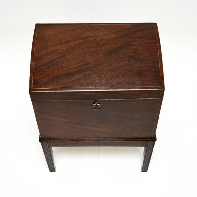 Wood Antique Georgian Wine Cooler from Gillows, 1790s For Sale - Image 7 of 11