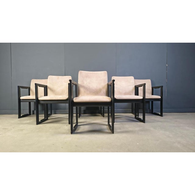 Vintage Dining Chairs attributed to Tobia Scarpa, 1970s, Set of 6 For Sale - Image 13 of 14