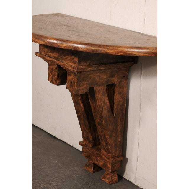 19th C Architectural Fragment Wall Consoles - A Pair For Sale - Image 9 of 12