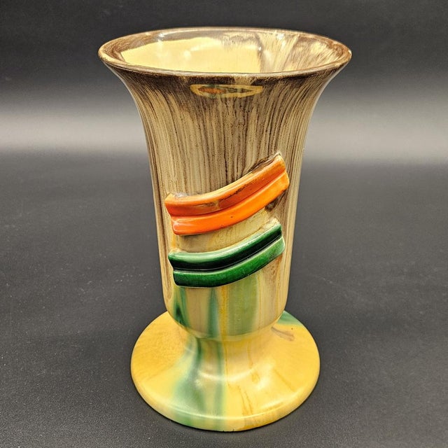 Art Deco Ceramic Vase, 1930s For Sale - Image 9 of 9