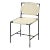 Jamie Young Asher Dining Chair in White For Sale