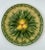 Shabby Chic 1880's French Sarreguemines Palm Leaf Majolica Plate For Sale - Image 3 of 3