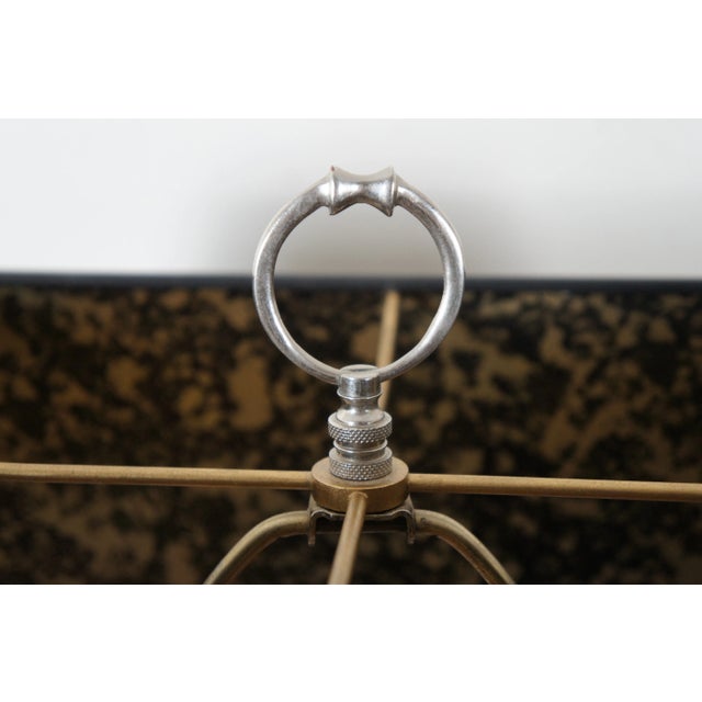 Silver Mid 20th Century Maitland Smith Silver Neoclassical Delphin Koi Fish Table Banquet Lamps - Set of 2 For Sale - Image 8 of 11