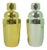 Single Serving Plated Martini Shakers - a Pair For Sale