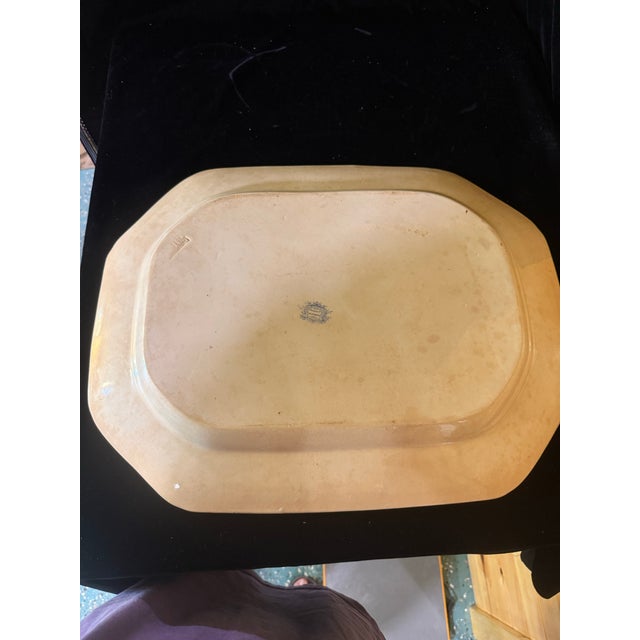 Mid 19th Century Corinth Ironstone Extra Large Platter by James Edwards For Sale - Image 6 of 12