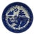 Vintage Shenago Blue Willow China Divided Ceramic Plate For Sale