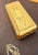 Late 19th Century Gold Utility Box 22 Karat Gold 130 Gm, Gorgeous 1870's French gold ribbed box For Sale - Image 5 of 18