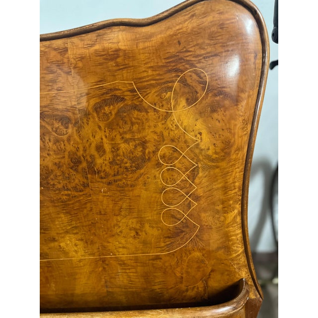 Early 19th Century Italian Walnut Burl Bed For Sale - Image 4 of 4