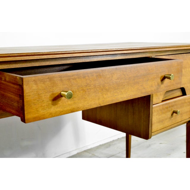 Wood Mid-Century Modern Walnut Desk from A Younger Ltd, 1960s For Sale - Image 7 of 11
