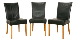 Leather Chairs by Bert Plantagie, Set of 3