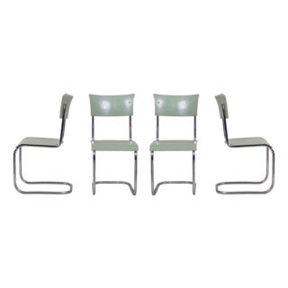 Vintage Bauhaus Chairs from Robert Slezák, 1930, Set of 4 For Sale