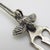 Italian Vintage Italian Handmade Genuine Silver 800 Decorative Cocktail Fork With Bird For Sale - Image 3 of 9