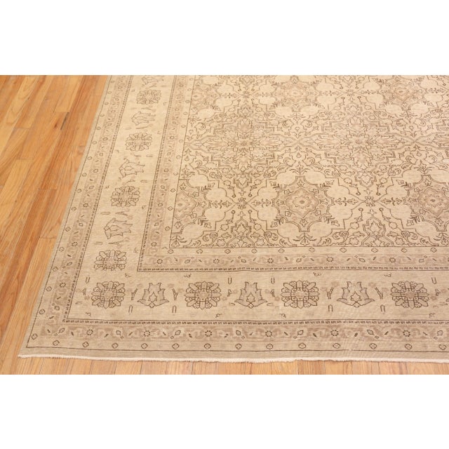 Textile Nazmiyal Collection Antique Persian Tabriz Rug For Sale - Image 7 of 8