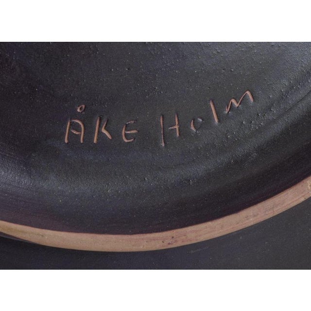 Large Swedish Ceramic Dish with Motif of Don Quixote by Åke Holm, 1960s For Sale - Image 6 of 8