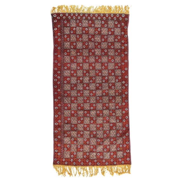 Long Vintage Moroccan Berber Rug For Sale