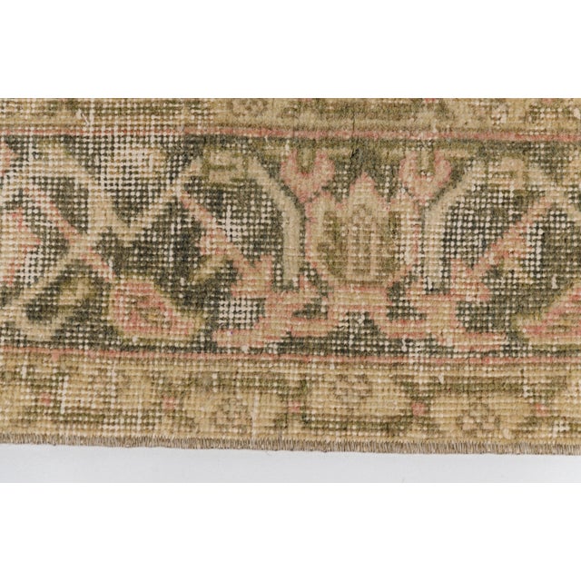 Textile Oushak Anatolian Vintage Runner Rug For Sale - Image 7 of 10