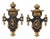 Neoclassical Style Ebonized & Gilt Sconces, Pair For Sale