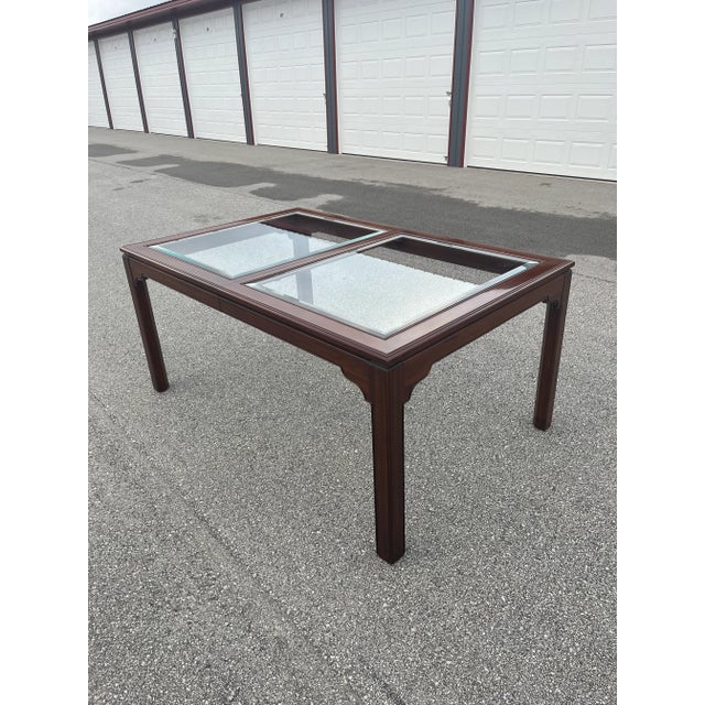 Ethan Allen 1990s Ethan Allen Canova Dining Set Table and 6 Chairs - Set of 7 For Sale - Image 4 of 12