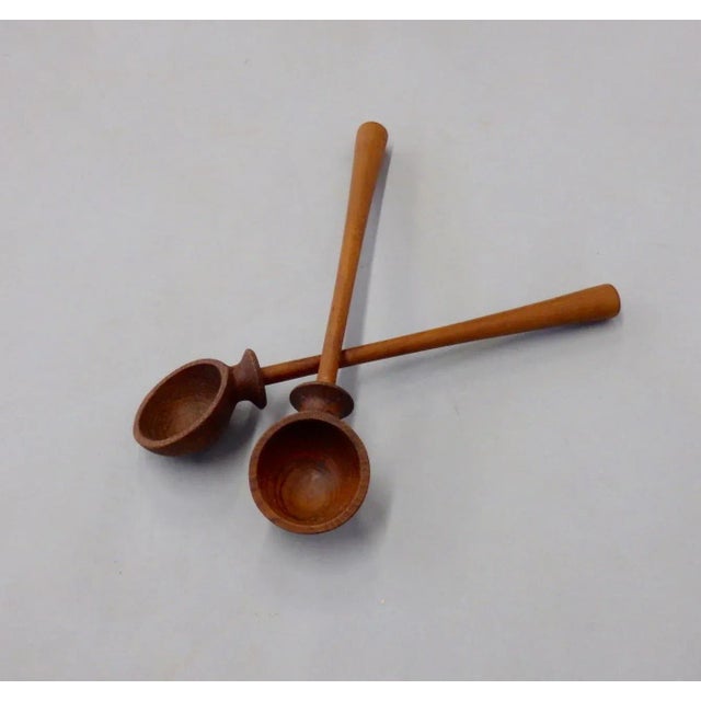 Dansk Pair of JHQ Dansk Denmark Teak Salad Servers For Sale - Image 4 of 7