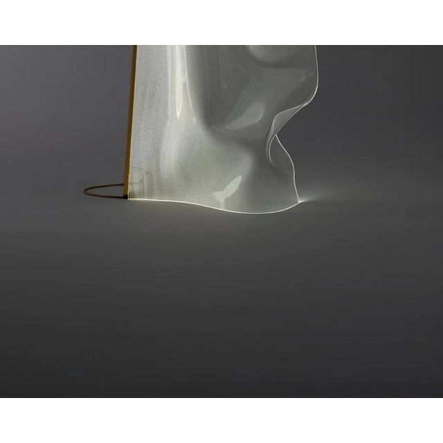 Not Yet Made - Made To Order Partisans Gweilo Qin Pe Golden Led Profile Floor Lamp from Parachilna For Sale - Image 5 of 10