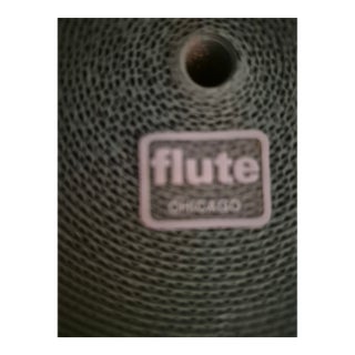 VTG Postmodern Corrugated Cardboard Vase Flute Chicago Seafoam Green 30 in W/Lid For Sale