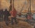 Flanders Artist, Fishermen on a Boat, Oil on Fiberboard, Framed For Sale - Image 7 of 8
