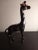 Figurative Black Pot Metal Geometric Giraffe Figurine For Sale - Image 3 of 7