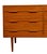 Vintage Mid Century Modern 9 Drawer Long Dresser With Sculpted Drawer Pulls. For Sale - Image 9 of 10