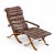 Ingmar Relling for Westnofa Mid Century Leather Lounge Chair and Ottoman For Sale - Image 9 of 9