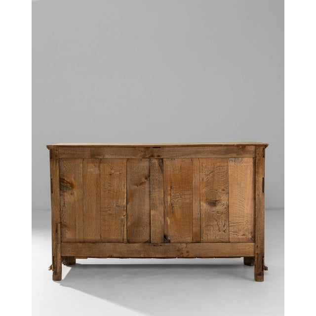 19th Century French Louis XV Oak Buffet For Sale - Image 14 of 18