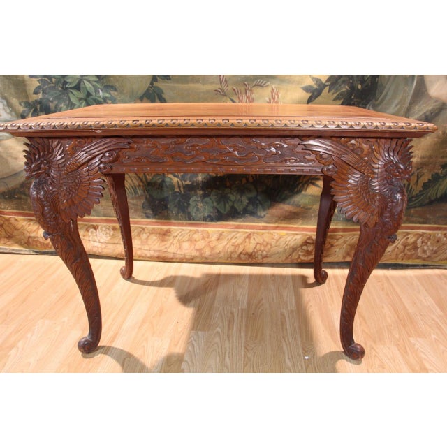 Carved Center Table, 18th Century For Sale - Image 9 of 11
